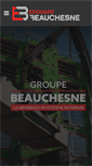 Mobile Screenshot of groupebeauchesne.com